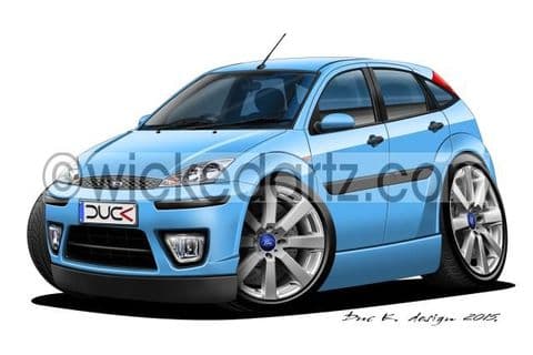 Ford Focus MK1 Zetec Mid Blue DK (Items from £9.50)