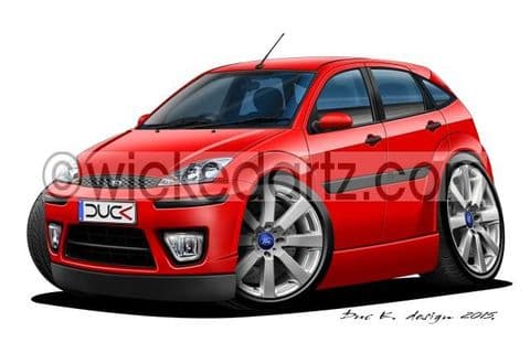 Ford Focus MK1 Zetec Red DK (Items from £9.50)