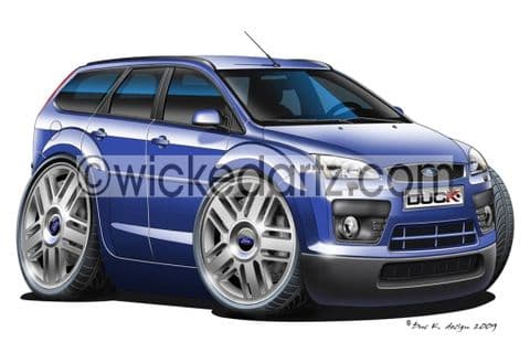 Ford Focus MK2 Estate Blue DK (Items from £9.50)