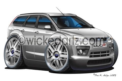 Ford Focus MK2 Estate Silver DK (Items from £9.50)