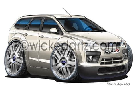 Ford Focus MK2 Estate White DK (Items from £9.50)