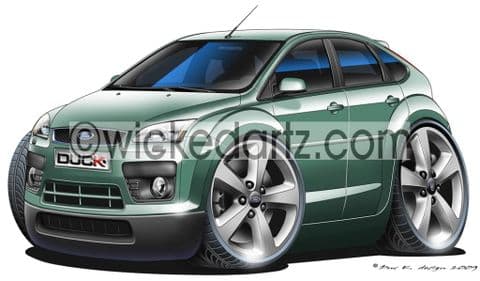 Ford Focus MK2 Green DK (Items from £9.50)