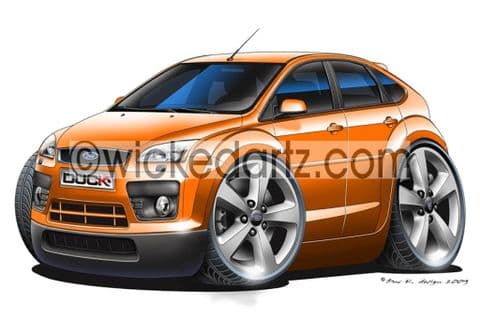 Ford Focus MK2 Orange DK (Items from £9.50)