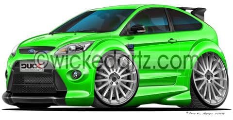 Ford Focus MK2 RS Green DK (Items from £9.50)