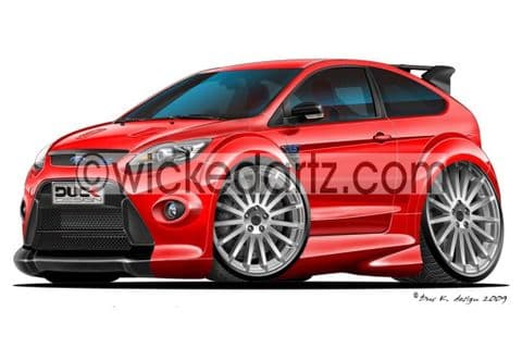Ford Focus MK2 RS Red DK (Items from £9.50)