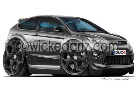 Ford Focus MK2 ST 3 Door (Black Alloys) Black DK (Items from £9.50)