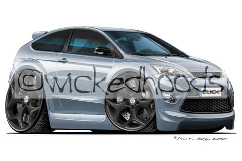 Ford Focus MK2 ST 3 Door (Black Alloys) Dark Silver DK (Items from £9.50)
