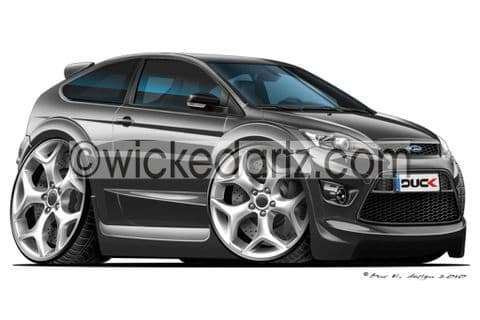 Ford Focus MK2 ST 3 Door Black DK (Items from £9.50)