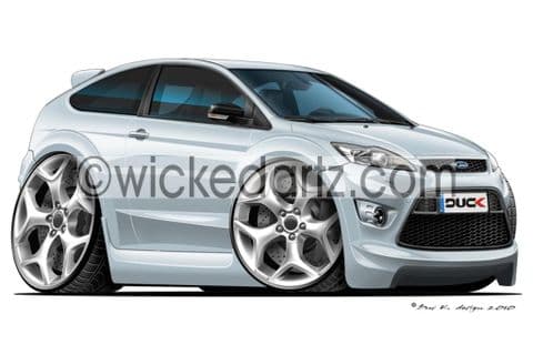 Ford Focus MK2 ST 3 Door Silver DK (Items from £9.50)