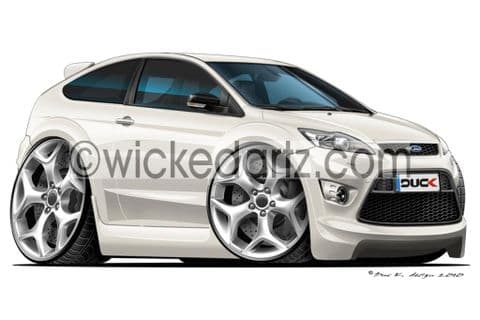 Ford Focus MK2 ST 3 Door White DK (Items from £9.50)
