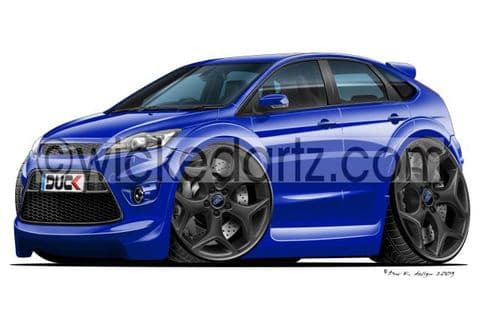 Ford Focus MK2 ST 5 Door (Black Alloys) Blue DK (Items from £9.50)