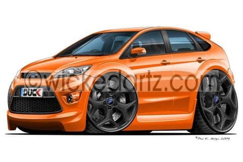 Ford Focus MK2 ST 5 Door (Black Alloys) Orange DK (Items from £9.50)