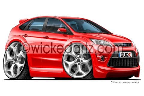 Ford Focus MK2 ST 5 Door Red DK (Items from £9.50)