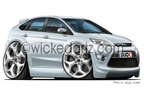 Ford Focus MK2 ST 5 Door Silver DK (Items from £9.50)