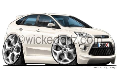 Ford Focus MK2 ST 5 Door White DK (Items from £9.50)