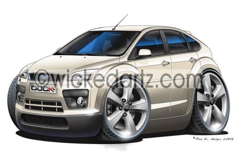 Ford Focus MK2 White DK (Items from £9.50)