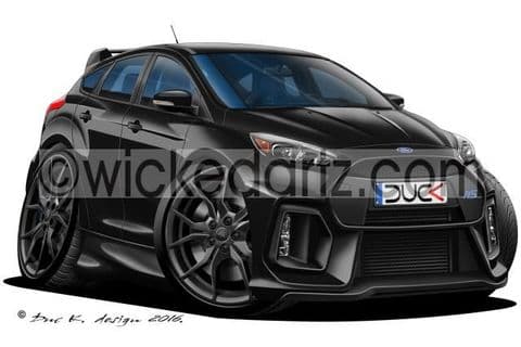 Ford Focus MK3 RS 2016+ Black DK (Items from £9.50)