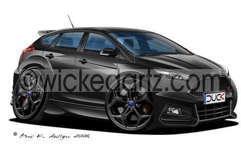 Ford Focus MK3 ST 2015+ Black DK (Items from £9.50)