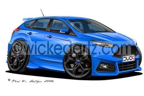 Ford Focus MK3 ST 2015+ Blue DK (Items from £9.50)
