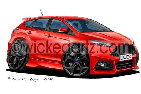 Ford Focus MK3 ST 2015+ Red DK (Items from £9.50)