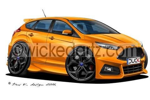 Ford Focus MK3 ST 2015+ Tangerine DK (Items from £9.50)