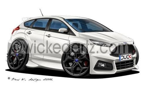 Ford Focus MK3 ST 2015+ White DK (Items from £9.50)