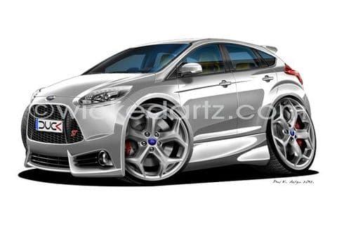 Ford Focus MK3 ST Silver DK (Items from £9.50)