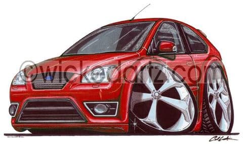 Ford Focus ST Red  (Items from £9.50)