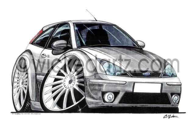 Ford Focus ST170 Silver (Items from £9.50)