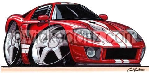 Ford GT Cobra Red  (Items from £9.50)