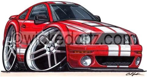 Ford GT500 Cobra Red  (Items from £9.50)