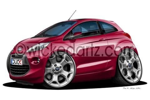 Ford KA MK2 Burgundy DK (Items from £9.50)