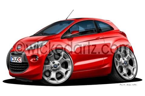 Ford KA MK2 Red DK (Items from £9.50)