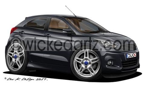 Ford KA+ MK3 Black DK (Items from £9.50)