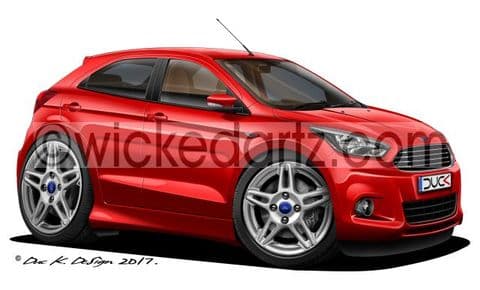 Ford KA+ MK3 Red DK (Items from £9.50)