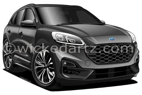 Ford Kuga MK3 ST-Line 2022+ Black (Items from £9.50)