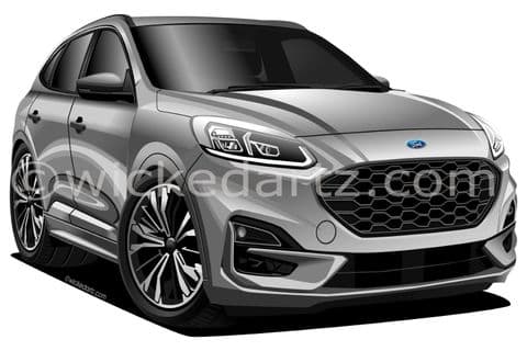 Ford Kuga MK3 ST-Line 2022+ Silver (Items from £9.50)