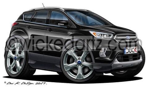 Ford Kuga SUV 2017+ Black DK (Items from £9.50)