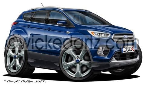 Ford Kuga SUV 2017+ Blue DK (Items from £9.50)