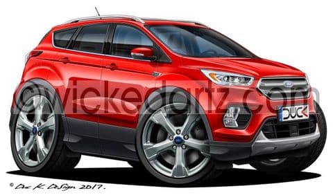 Ford Kuga SUV 2017+ Red DK (Items from £9.50)