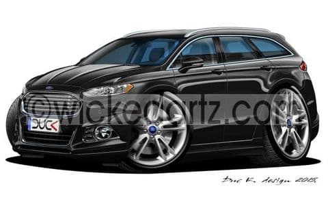 Ford Mondeo MK5 Estate 2014+ Black DK (Items from £9.50)