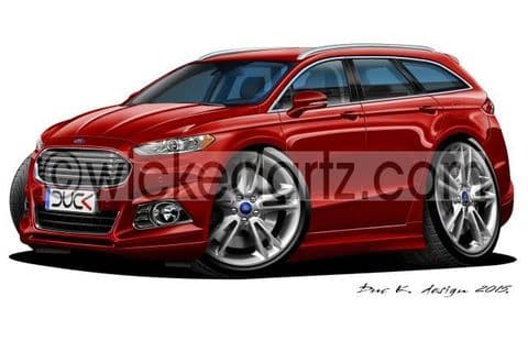 Ford Mondeo MK5 Estate 2014+ Dark Red DK (Items from £9.50)