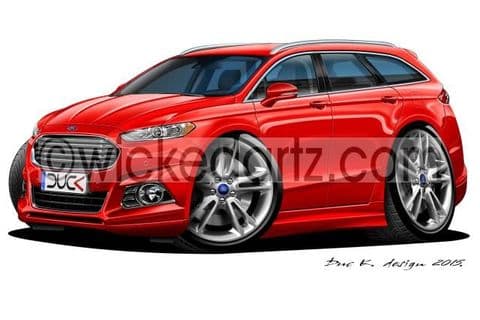 Ford Mondeo MK5 Estate 2014+ Red DK (Items from £9.50)