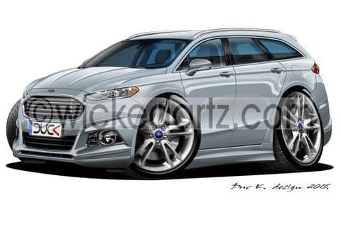 Ford Mondeo MK5 Estate 2014+ Silver DK (Items from £9.50)