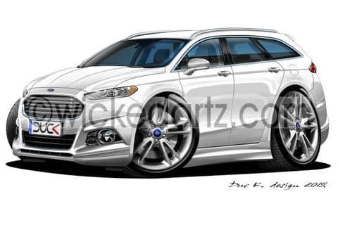 Ford Mondeo MK5 Estate 2014+ White DK (Items from £9.50)