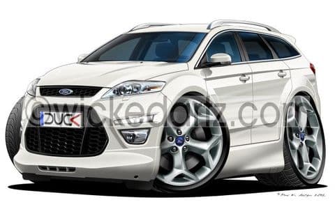 Ford Mondeo Titanium X Sport Estate White DK (Items from £9.50)