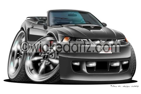 Ford Mustang Convertible Black DK (Items from £9.50)