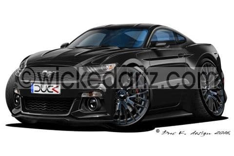 Ford Mustang GT/GT350 2016+ Black DK (Items from £9.50)