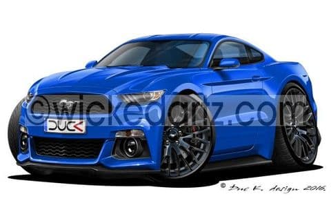 Ford Mustang GT/GT350 2016+ Blue DK (Items from £9.50)