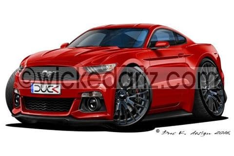 Ford Mustang GT/GT350 2016+ Dark Red DK (Items from £9.50)